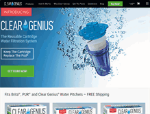 Tablet Screenshot of clear-genius.com